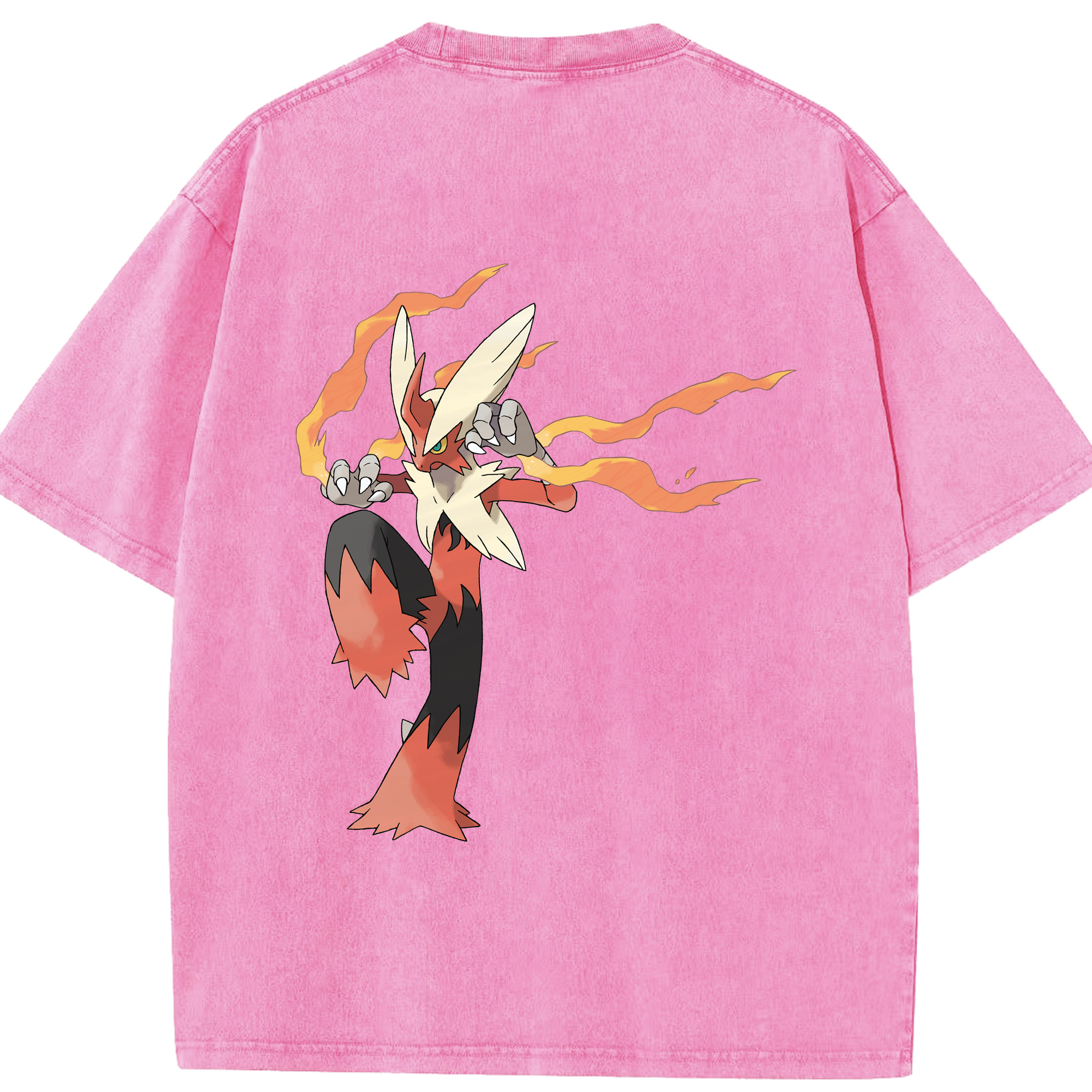 （画像用） ポケットモンスター Pokémon 綿100% ヴィンテージ風 半袖Tシャツ（背面プリント）
